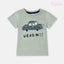 Cut Labelled Pistachio Green Shirt 3983