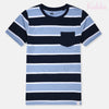 Kids Blue Stripes T-shirt 3987