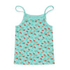 TX Watermelon Blue Sleeveless Top 3187