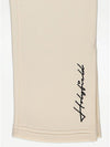 HF Logo Embroided Cream Unisex Trouser 11234