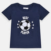 Fox B Football Sequin Blue Shirt 6737