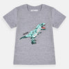 Fox B Dinosaur Grey Sequin Shirt 6740