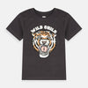 Dark Grey Wild Lion Organic Cotton Shirt 8268