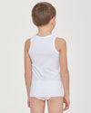 BOYS STRETCH COTTON VEST 2 Pcs Pack #2493 ML