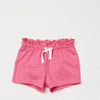 HM Doted Pink Ruffled trim Jersey Shorts 6478