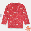SM Cats Pink Front Open Full Sleeve Shirt 11356