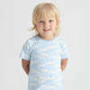 F and F Deep Sky Blue Long Shirt 3992