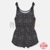 Tu Polka Doted Print Bow Shoulder Jumpsuit 12284