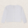 CRT Tie White Cardigan 13130