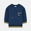 ORC My Friend Dragon Blue Terry Sweatshirt 8777