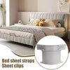 4-Piece Bed Sheet Gripper Set – Non-Slip Heavy Duty Bedsheet Holders & Corner Clips for a Wrinkle-Free Bed