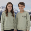 HM New York Green Terry Sweatshirt 13745