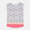 TX Hearts Doted White Pink Shirt 3259