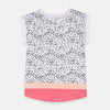 TX Hearts Doted White Pink Shirt 3259