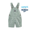 Oshkosh Bgosh Light Green Dino Short Length Cotton Dungaree