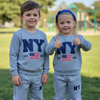 NY Grey Terry Tracksuit 13775