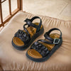 Black Curvy Washable Long Soft Sandal 2772 B