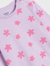 Sin Say Floral Purple Full Sleeves Shirt 13695