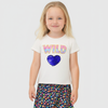 Wild Heart White Sequin Shirt 7714