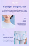 Summer Sky Chest Paded Teens 2 pcs Trouser Swimsuit 13613