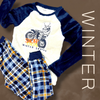 GRG Snow Cross Winter Fur Lounge Wear Suite Set 13465