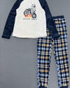 GRG Snow Cross Winter Fur Lounge Wear Suite Set 13465