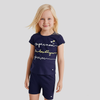 Chicco Blue Love You Forever Shirt with Short 2PCS Set 2038