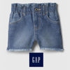 GAP MId Blue Rough Ends denim Shorts 13469