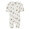 RIKI Bunny Full Feet Cotton Romper Bodysuit 13682