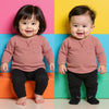 ZR Mulbery Charcoal Waffle Texture Rib Long Shirt All Weather Tracksuit 11448