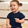 Eco Bio Cotton Elastic Shoulder Navy Blue Shirt 7036