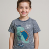 Dino Skate Bro Grey T Shirt 13035