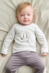 Zee M Owl Good Night 2 Piece Shirt and Trouser Set 13748