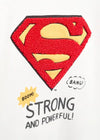 MN Superman Towel Embroided Sweatshirt 13740
