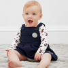 Minnie Mouse Quilted Blue Dungaree with Shirt Set 13250