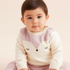 NME IT Fox Ecru Face Cream Knitted Sweater 11537