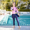 Astronat Top with Skirt Trouser Pink Swimsuit 13652