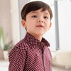 OV S FGT Red Wine Cross Casual Shirt 10574