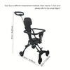 Airplane Friendly Travel Baby Stroller with Canopy #2742