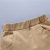 Anchor Cotton Short and Brown Button Polo Shirt Set #13600