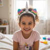 Unicorn Silver Horn With Rainbow Hair Band 4764