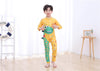 Dino Yellow Unisex Swimsuit with Cap 13643
