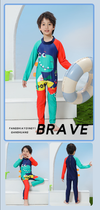 Dino Sport Swimsuit with Cap 13646
