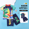 Hello Dino Top with Short Blue Swimsuit 13650
