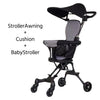 Airplane Friendly Travel Baby Stroller with Canopy #2742