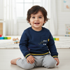 ORC My Friend Dragon Blue Terry Sweatshirt 8777
