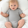 CA Grey White Lining Full Bodysuit 13126
