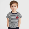 EC Navy Blue and White Lining T-shirt 