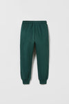 ZR Feel cool Vibes Green Brushed Terry Trouser 12511