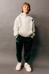 ZR Feel cool Vibes Green Brushed Terry Trouser 12511